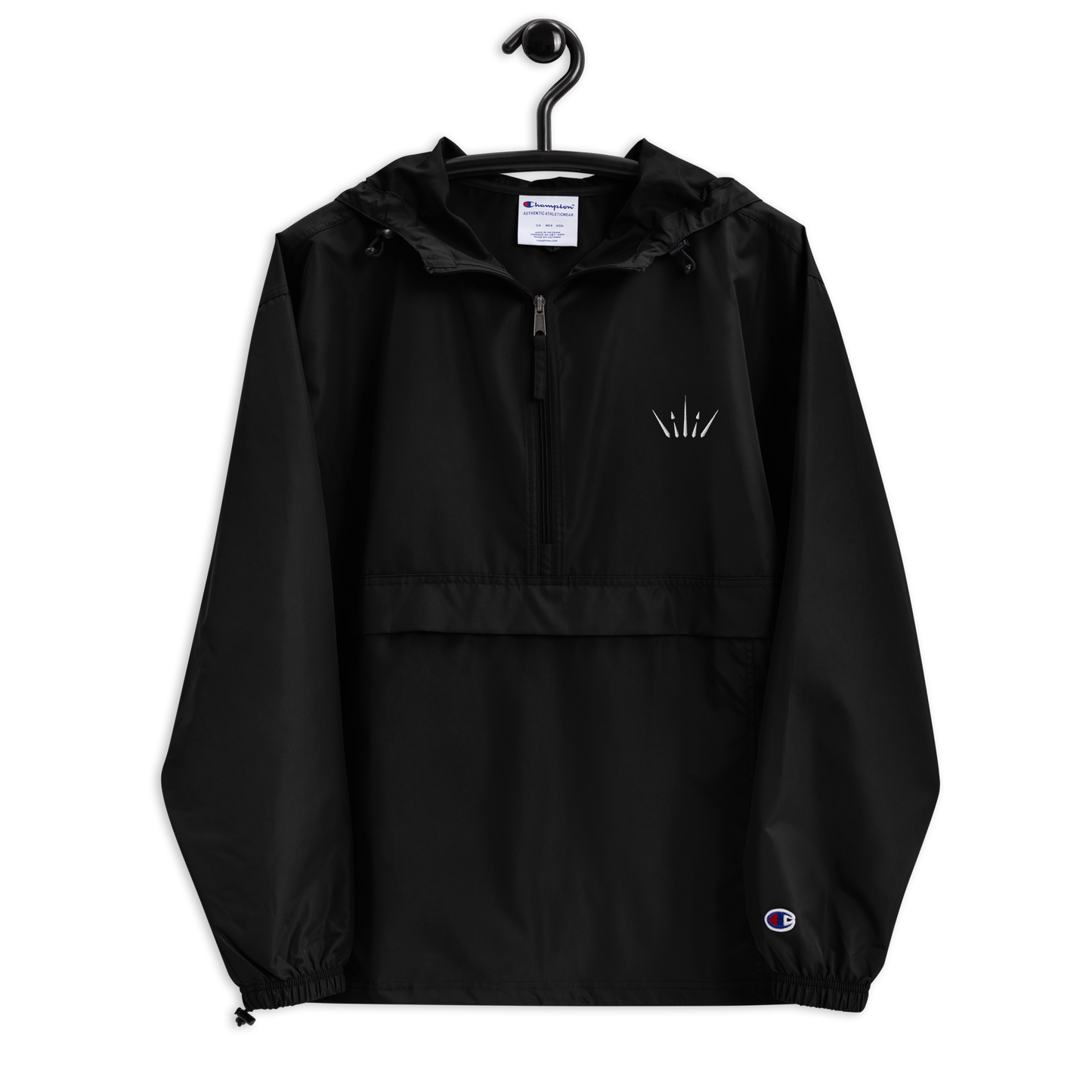 "R1CHSOCI3TY x CHAMPION" PINON Embroidered Packable Jacket