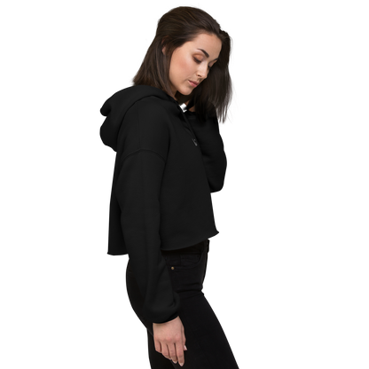 R1CHSOCI3TY PINION Womens Crop Hoodie